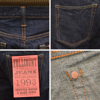FULL COUNT "1108" Slim Straight Denim