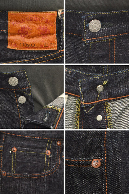 FULL COUNT "1109XX" Slim Denim