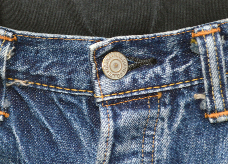 FULL COUNT "1341-0105" Dartford Wide Denim