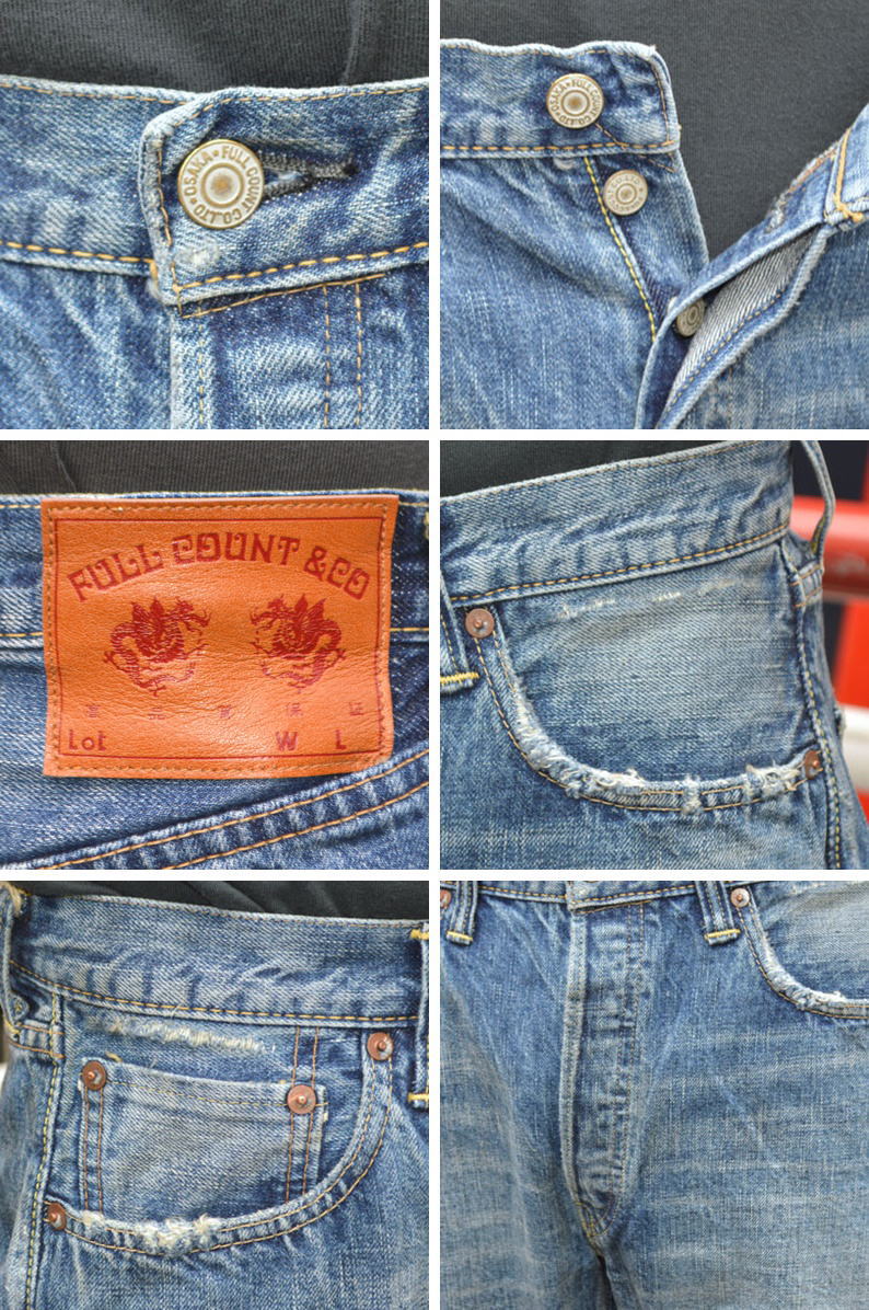 FULL COUNT "1341-1101" Dartford Straight Denim