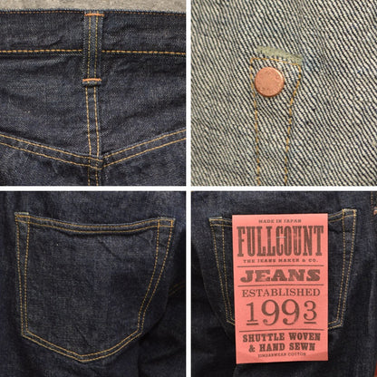 FULL COUNT "1904-25" 5POCKET DENIM SHORTS