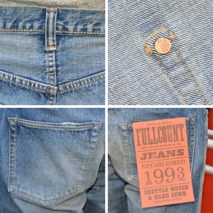 FULL COUNT "1904HW-25" 5 Pocket Denim Shorts Dartford