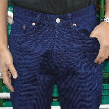 STUDIO D'ARTISAN "1907" 14oz SASHIKO JEANS