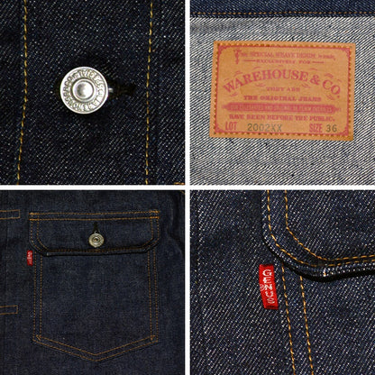 WARE HOUSE "2002XX Early 1960's Paper Tag" 2nd Model Denim Jacket