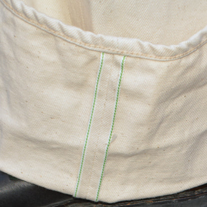 ONI DENIM "200-ECRU" 12.4oz OrganicCotton Selvedge Denim Wide Straight