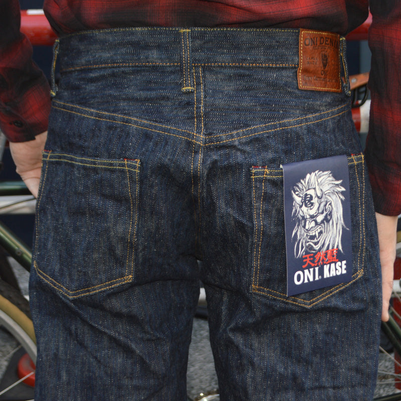 ONI DENIM "200-ONI KASE" 16oz Natural Indigo ONIKASE Wide Straight