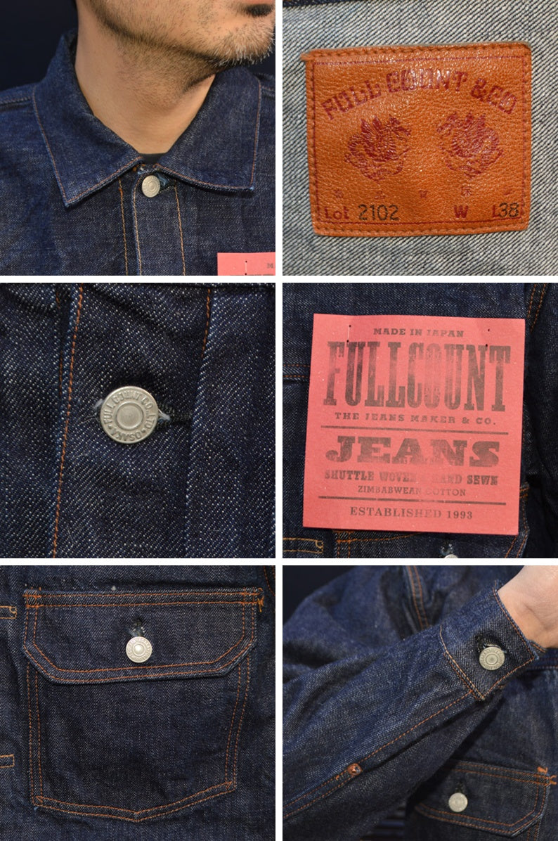 FULL COUNT "2102" 13.7oz Type 2 Denim Jacket