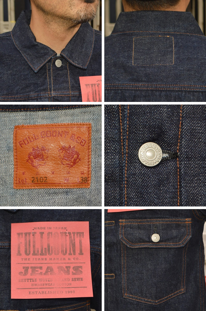 FULL COUNT "2102" 13.7oz Type 2 Denim Jacket