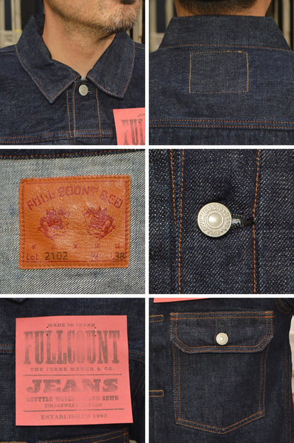 FULL COUNT "2102" 13.7oz Type 2 Denim Jacket