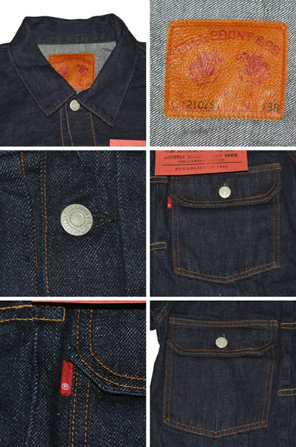 FULL COUNT "2102SS" 11.5oz Type 2 Denim Jacket (Super Smooth)