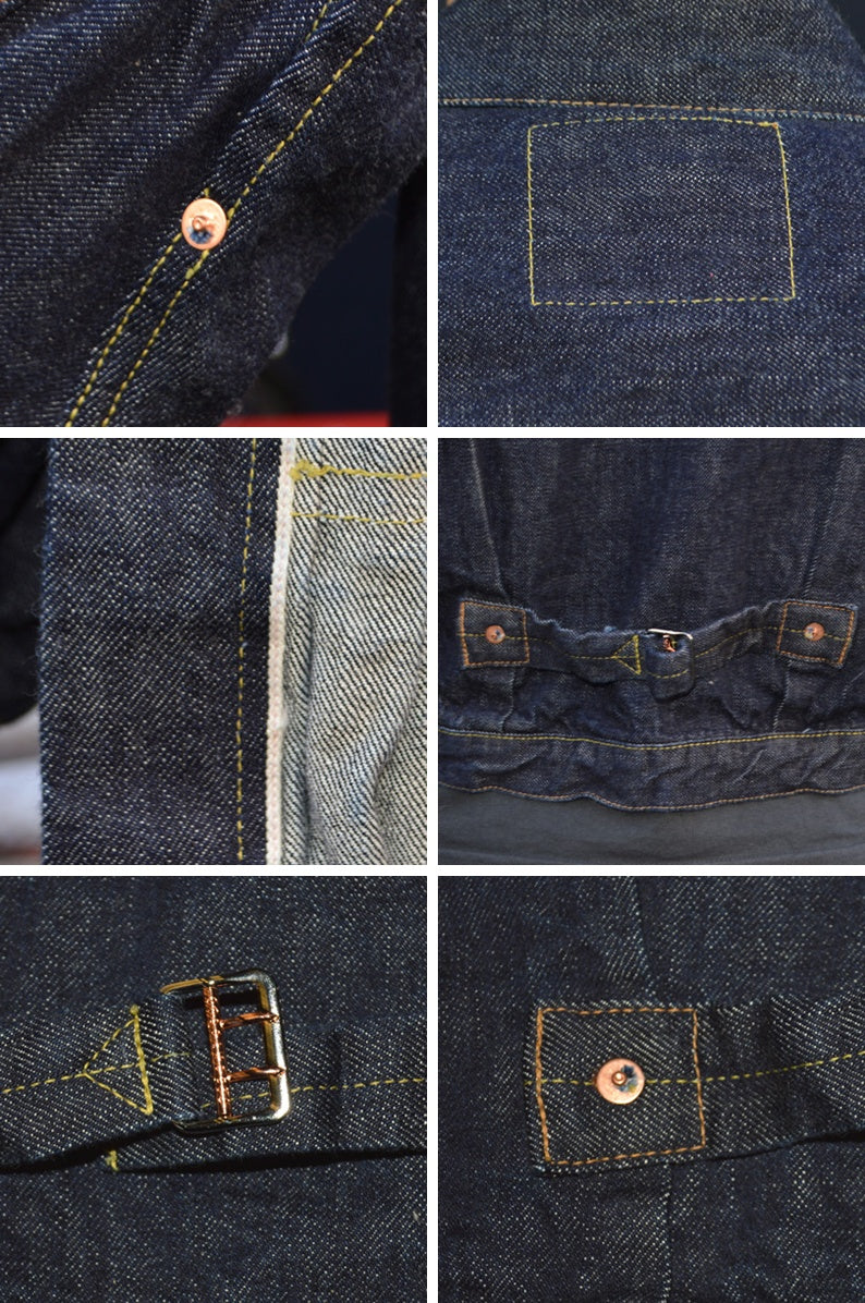 FULL COUNT 2107 サイズ42 2107 - Type 1 Denim Jacket - – FULLCOUNT