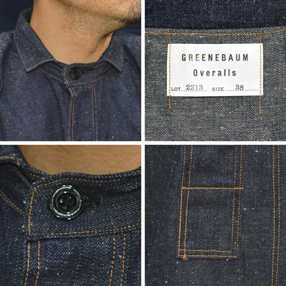 GREENEBAUM OVERALLS (WARE HOUSE) "2213" 1880 HEAVY LEATHER BOUND JUMPER