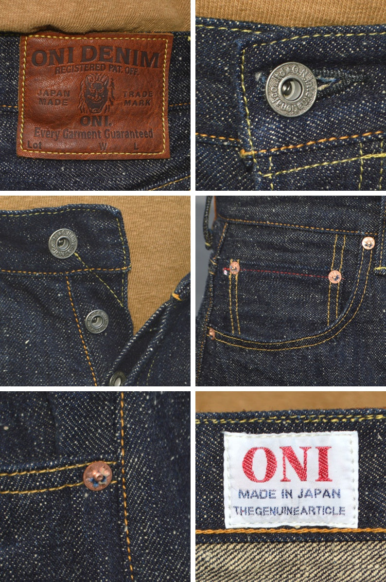 ONI DENIM、222-13.7NEP、13.7oz NEP Denim Super Wide Straight