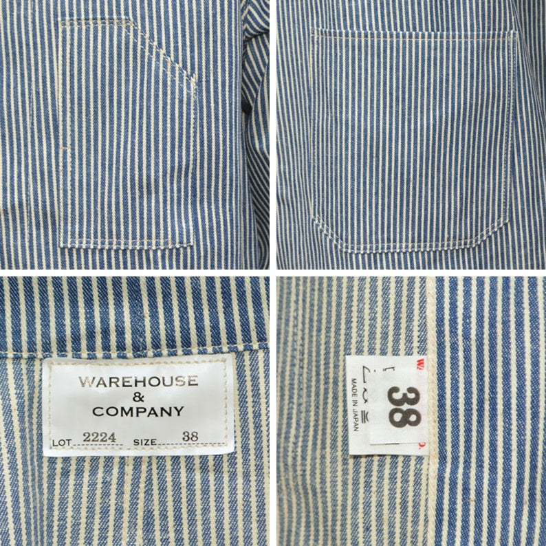 WAREHOUSE "2224" 1920’s Free Land Chore Jacket Hickory