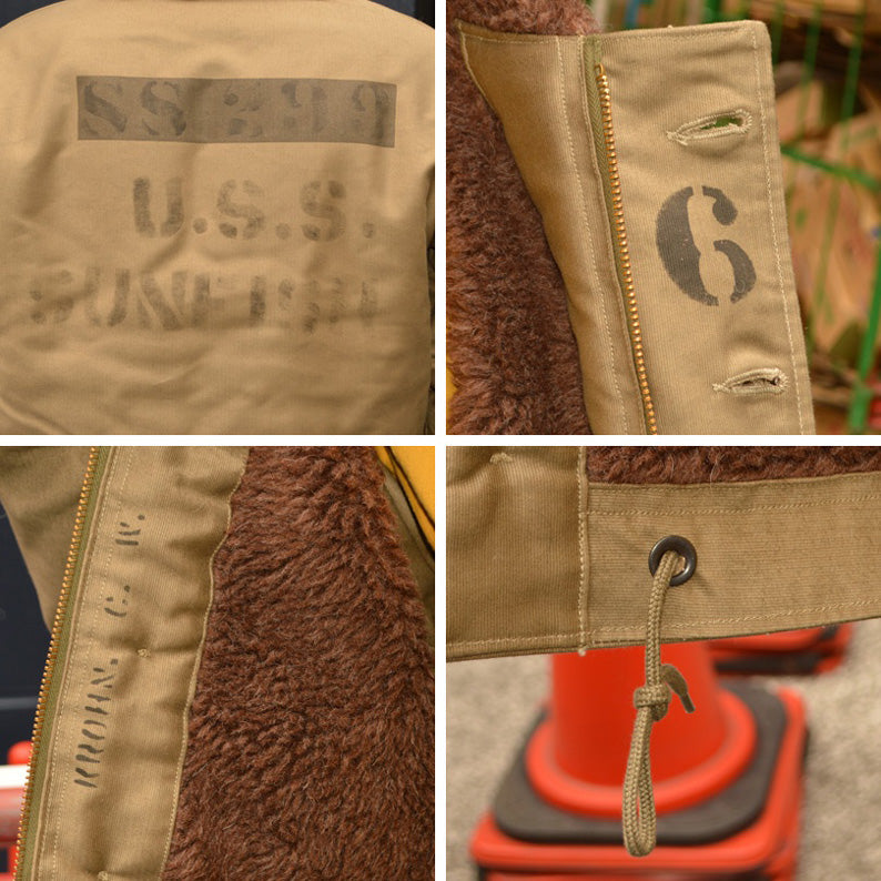 WAREHOUSE、"Lot.2227"、FINAL FORM OF WW2 1945 N-1 WINTER JACKET KHAKI (NXSX 79062) PATTERN B