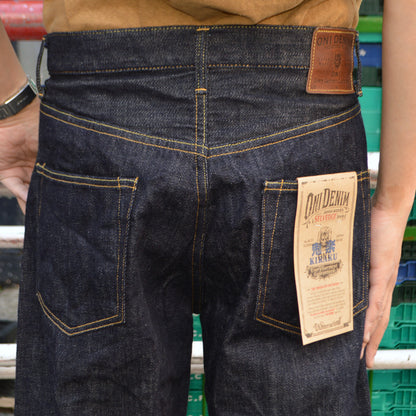 ONI DENIM "222-KIRAKU" 12oz Kiraku Denim Super Wide Straight