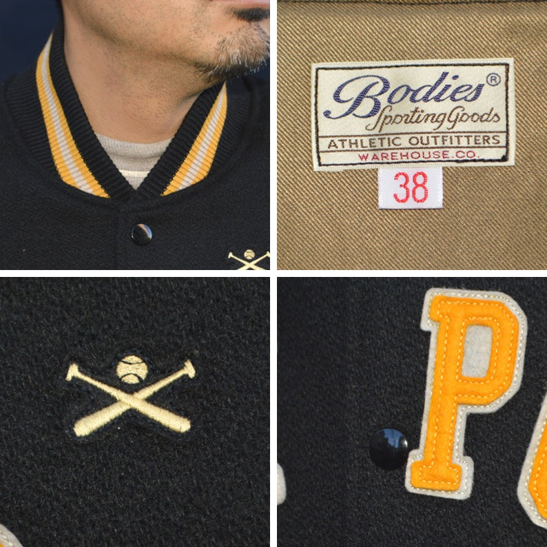 WAREHOUSE "Lot.2239" 1950’s ARMY VARSITY JACKET Applique