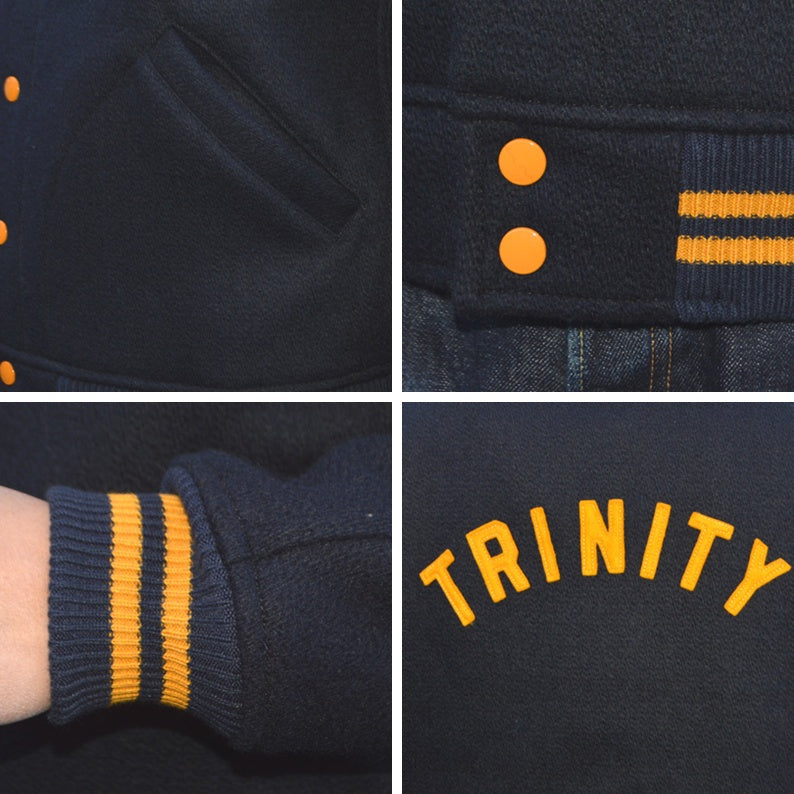 WAREHOUSE "Lot.2240" 1950’s NAVY VARSITY JACKET