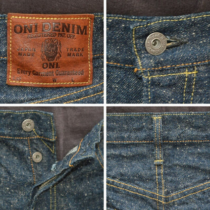 ONI DENIM "246-CCD-Kabuki" 15oz Crushed Concrete Denim kabuki Selvedge Neat Straight