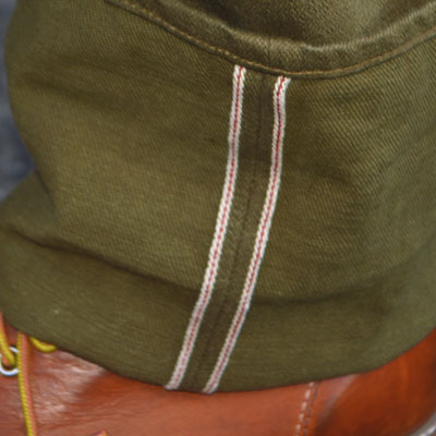 ONI DENIM、"246-OLOL"、12oz Selvedge Olive Denim Neat Straight
