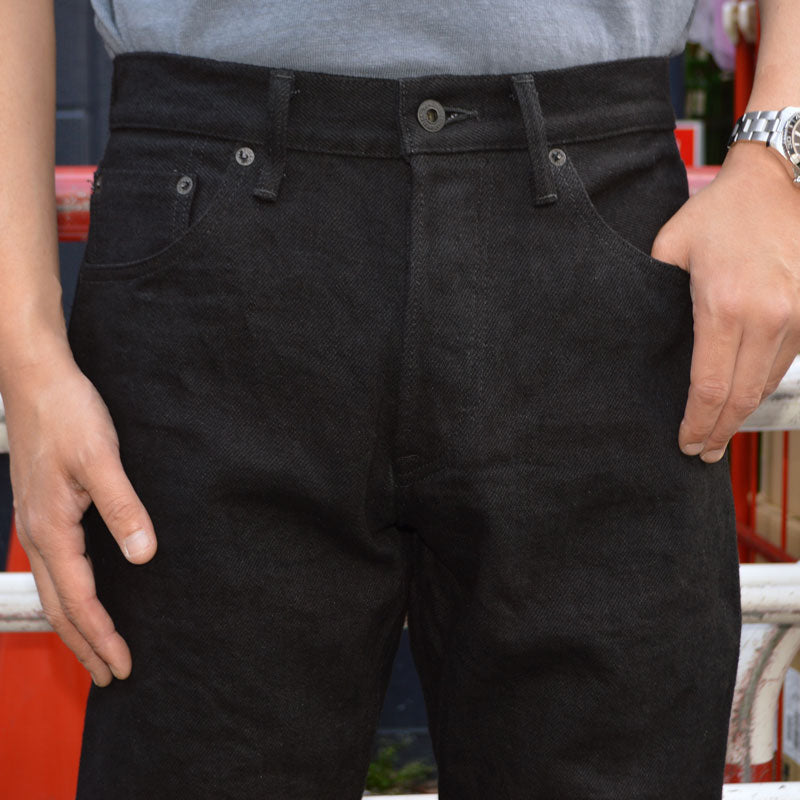 ONI DENIM "246ZR-BKBK" 20oz Secret Black Denim Neat Straight