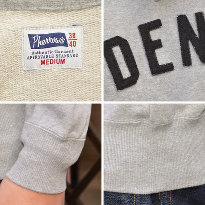 PHERROW'S "25W-PHZS1" Half Zip Sweatshirt