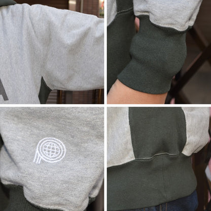 PHERROW'S "25W-PRHP-TT1" Two-tone Color Sweat Hooded Parka "USAFA"