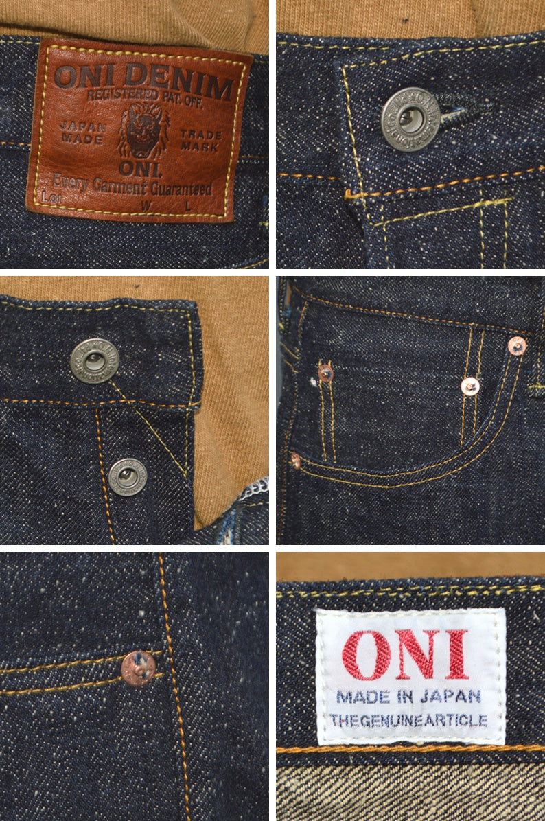 ONI DENIM、266-13.7NEP、13.7oz NEP Denim Relax Straight