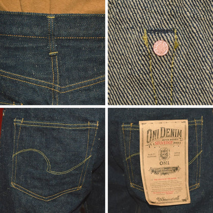 ONI DENIM "266ZR-ECRU" 20oz Weft Ecru Secret Denim Relax Straight