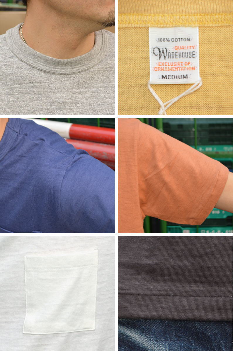 WARE HOUSE "4601" S/S Pocket Tee