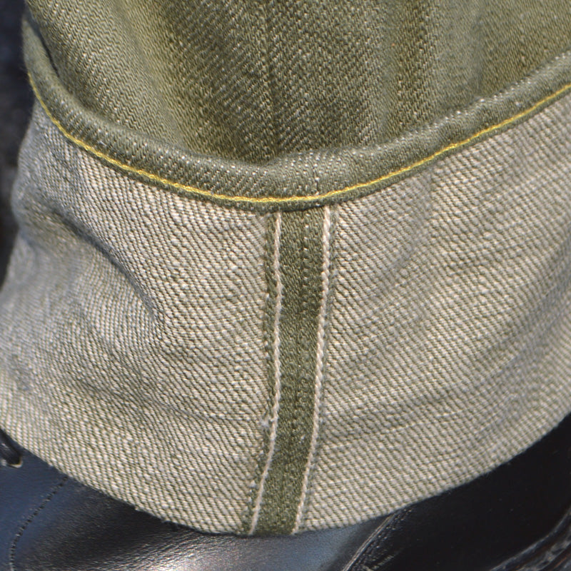 ONI DENIM "270-OLD18" 18oz Olive Denim New Regular Straight