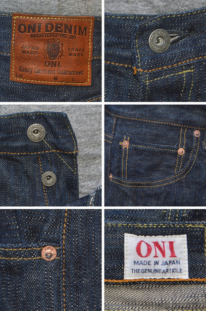 ONI DENIM "270-ONI KASE" 16oz Natural Indigo ONIKASE New Regular Straight