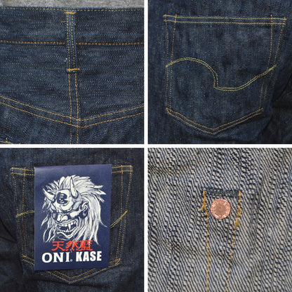 ONI DENIM "270-ONI KASE" 16oz Natural Indigo ONIKASE New Regular Straight