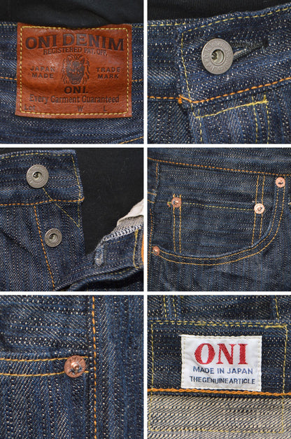 ONI DENIM "270-ONI KASE" 16oz Natural Indigo ONIKASE New Regular Straight