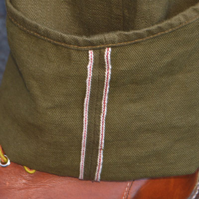 ONI DENIM、"271-OLOL"、12oz Selvedge Olive Denim Just Right Straight