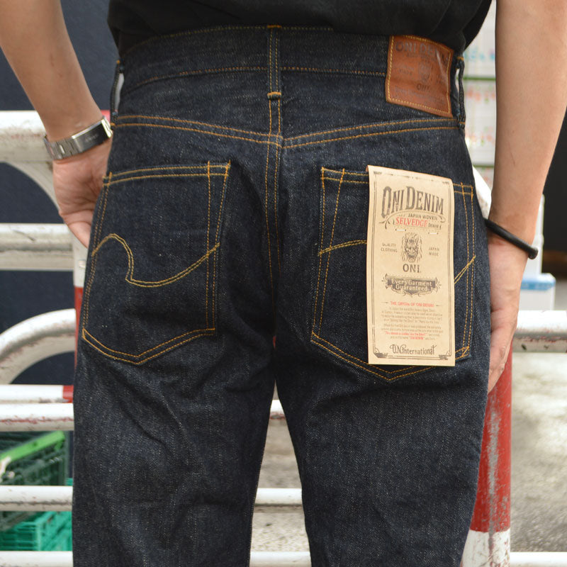 ONI DENIM、"288-GC15"、15oz Greencast Denim Regular Straight