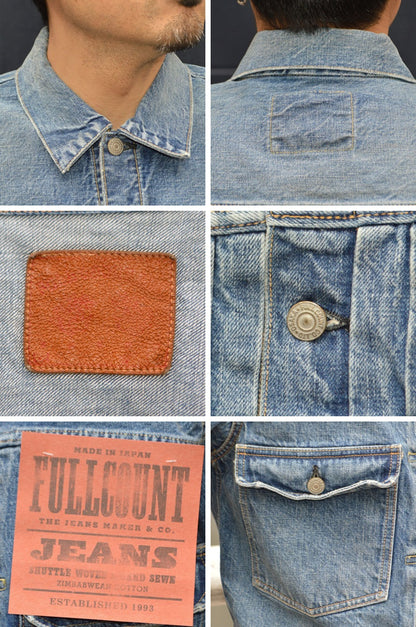 FULL COUNT 2978-2102 "Dartford" 13.7oz Type2 Denim Jacket
