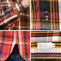 WAREHOUSE "Lot 3022 G" Flannel Shirts With Chinstrap