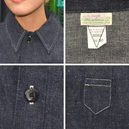 WAREHOUSE "3063" 1930’s WPA One Pocket Pullover Shirts