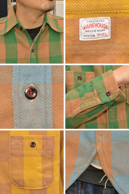 WARE HOUSE "Lot 3104 A" Flannel Shirts A (2025)