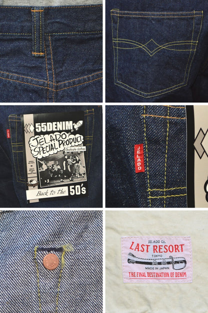 JELADO "JP94313" "313XX" 55Denim 313XX Straight LAST RESORT