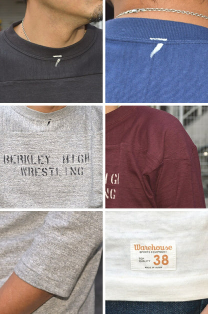 WARE HOUSE "4063 BERKLEY HIGH" 3/4 Sleeve Football T-shirt "BERKLEY HIGH"