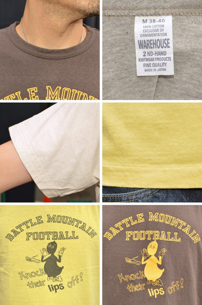 2ND-HAND (WAREHOUSE) "4064 BATTLE MOUNTAIN" Print T-shirt
