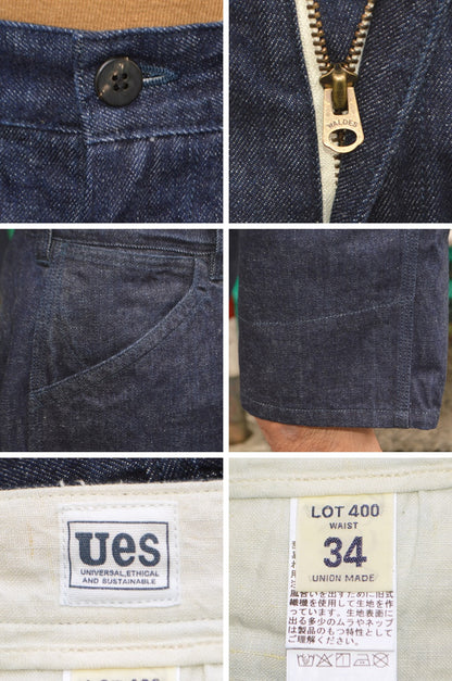 UES "45D-I" Indigo Shorts Denim