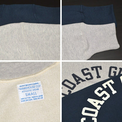 WARE HOUSE "483 COAST GUARD" Reverse style exclusive Hanging Lining Sweatshirt