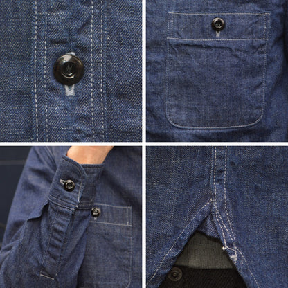 FULL COUNT "4890" DENIM WORK SHIRTS