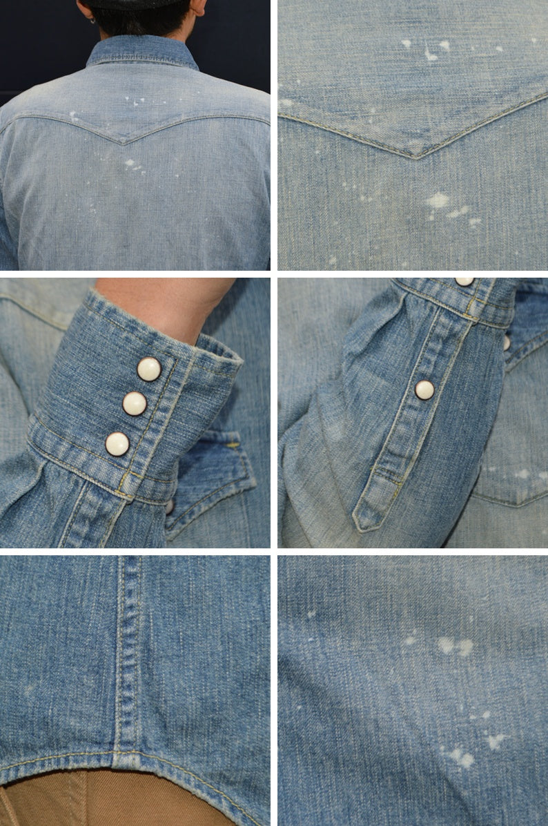 FULL COUNT "4894HW" Denim Western Shirts