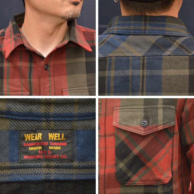 UES "502552" EXTRA HEAVY FLANNEL SHIRTS