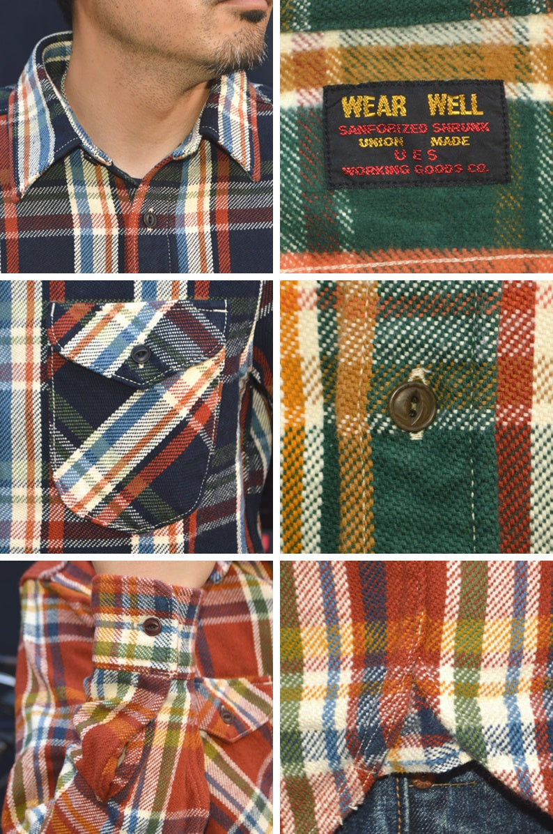 UES "502553" HEAVY FLANNEL SHIRTS