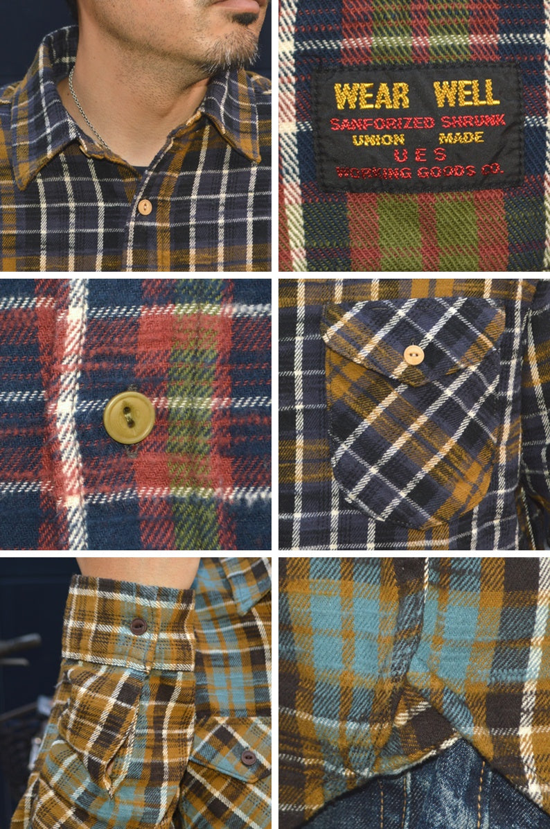 UES "502554" SLAB FLANNEL SHIRTS